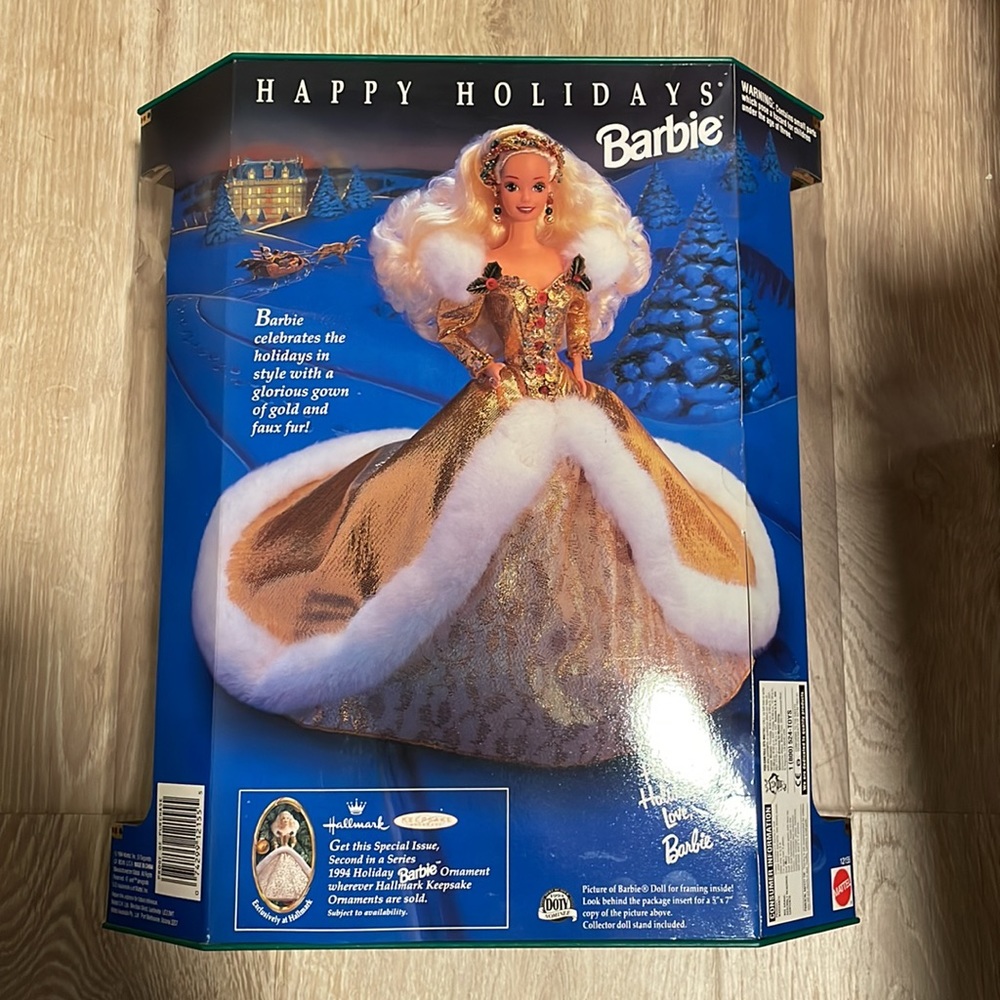 Collectible 1994 Holiday Barbie - Picture 2 of 4